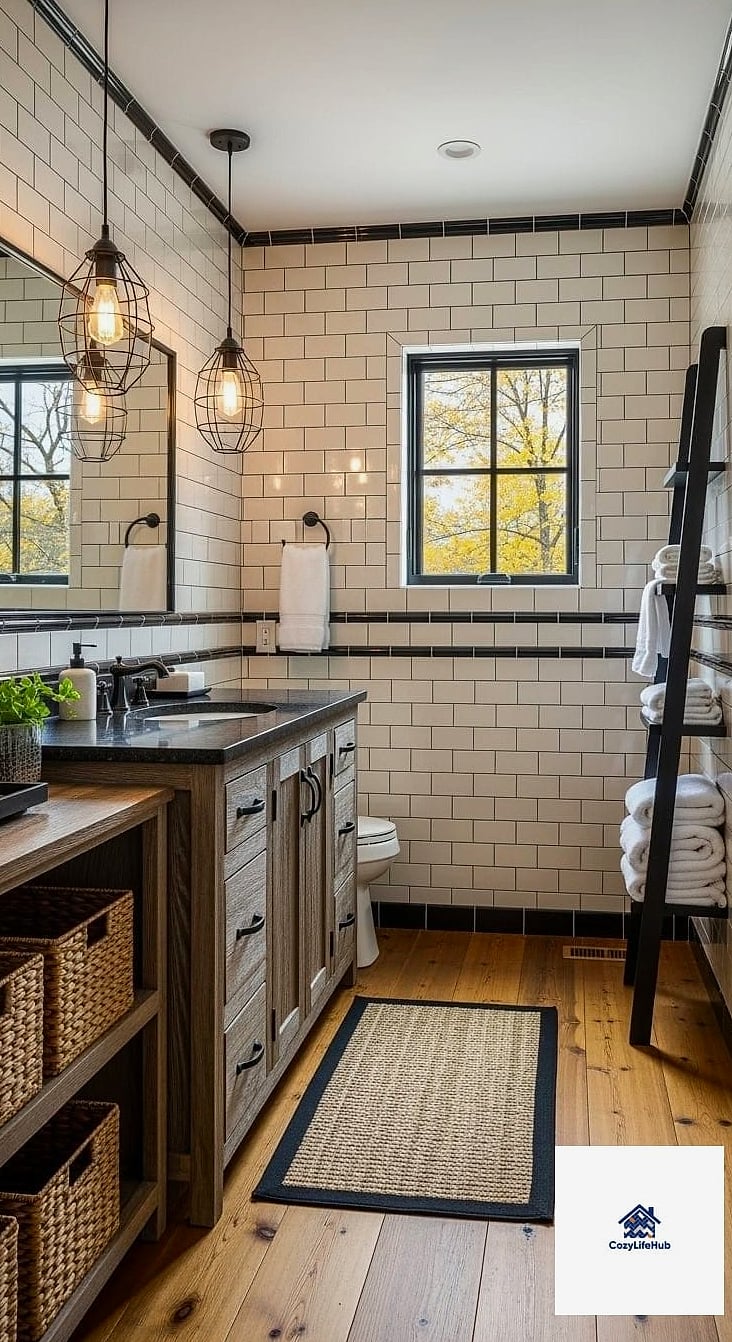 17 Antiqued Ivory Subway Backsplash Ideas Perfect for Any Budget 7 Antiqued Ivory with Black Grout for Contrast