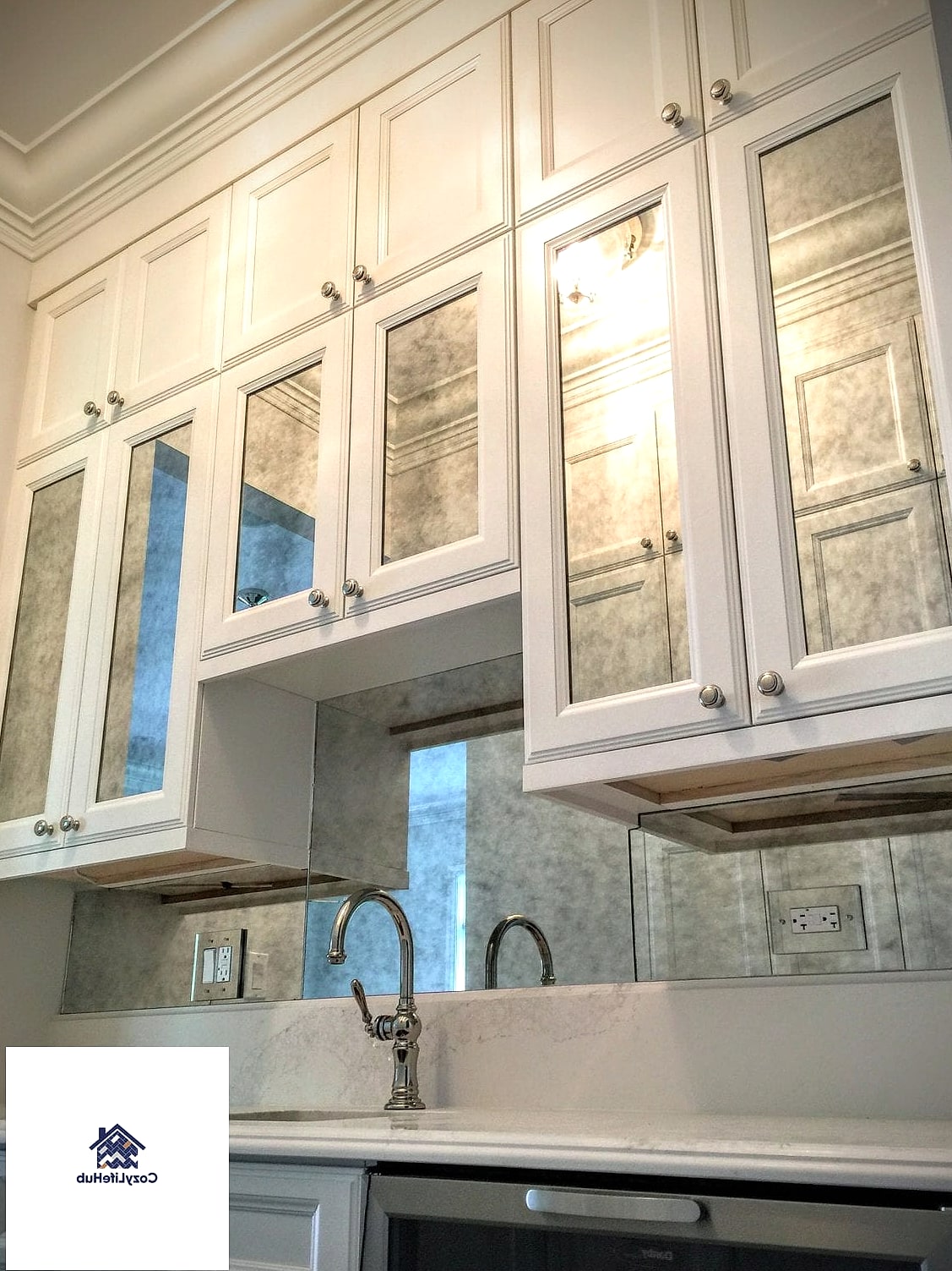 Antiqued Mirror Panels