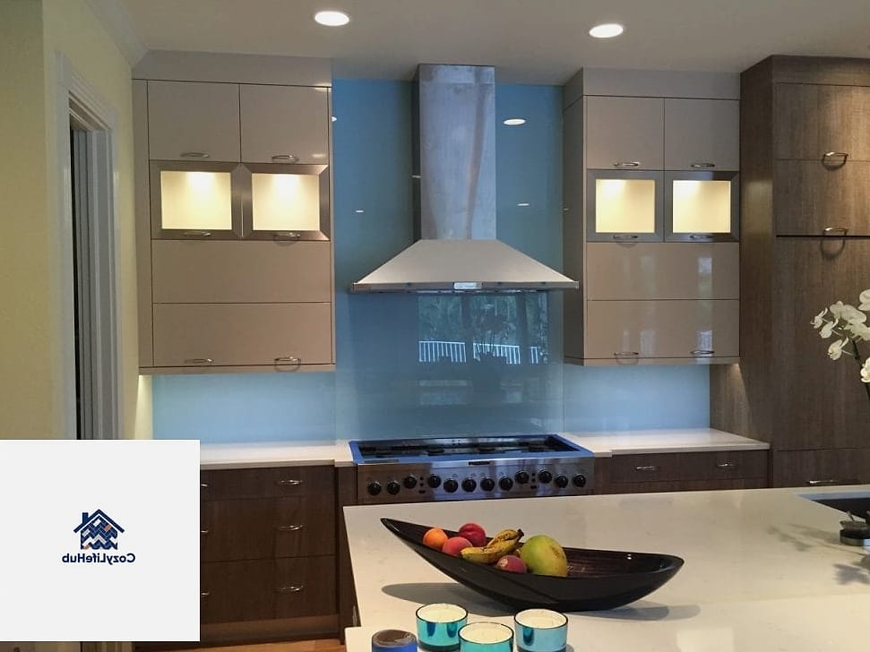 Back-Painted Glass in a Bold Color