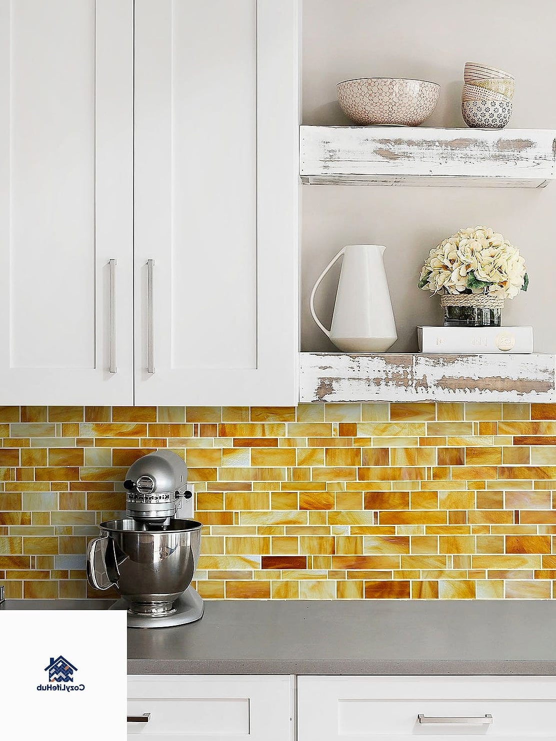 30 White Onyx Subway Backsplash Ideas From Homes We Absolutely Love 25 Backsplash Behind a Wet Bar