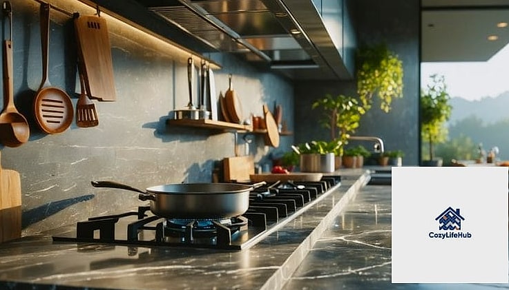 30 Heat Resistant Kitchen Ideas That Prove This Trend Is Here to Stay 19 Basalt Stone Countertops