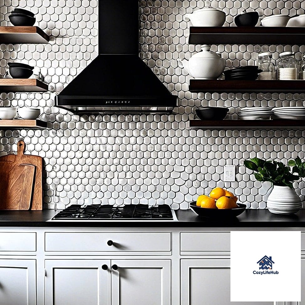 Black Penny Tile