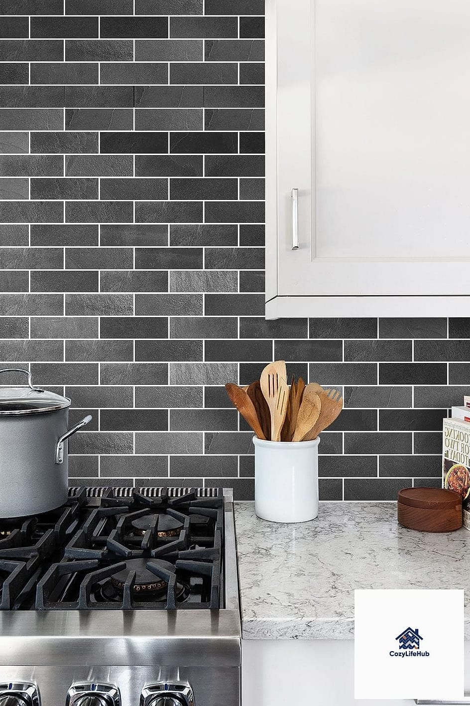 Black and White Mosaic Tile