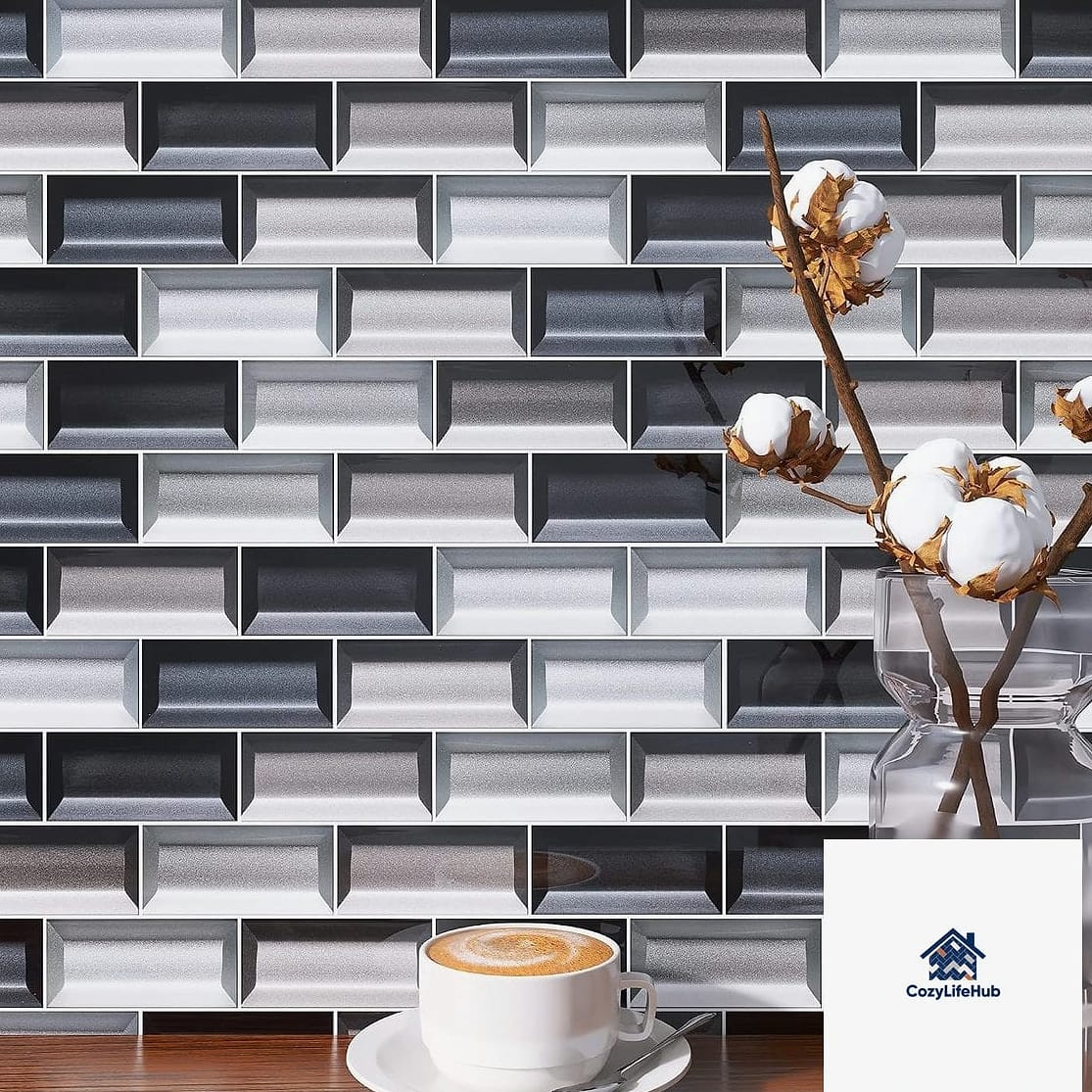 16 Subway Mosaic Tile Ideas That Are Absolutely Worth It 4 Black and White Checkerboard Mosaic