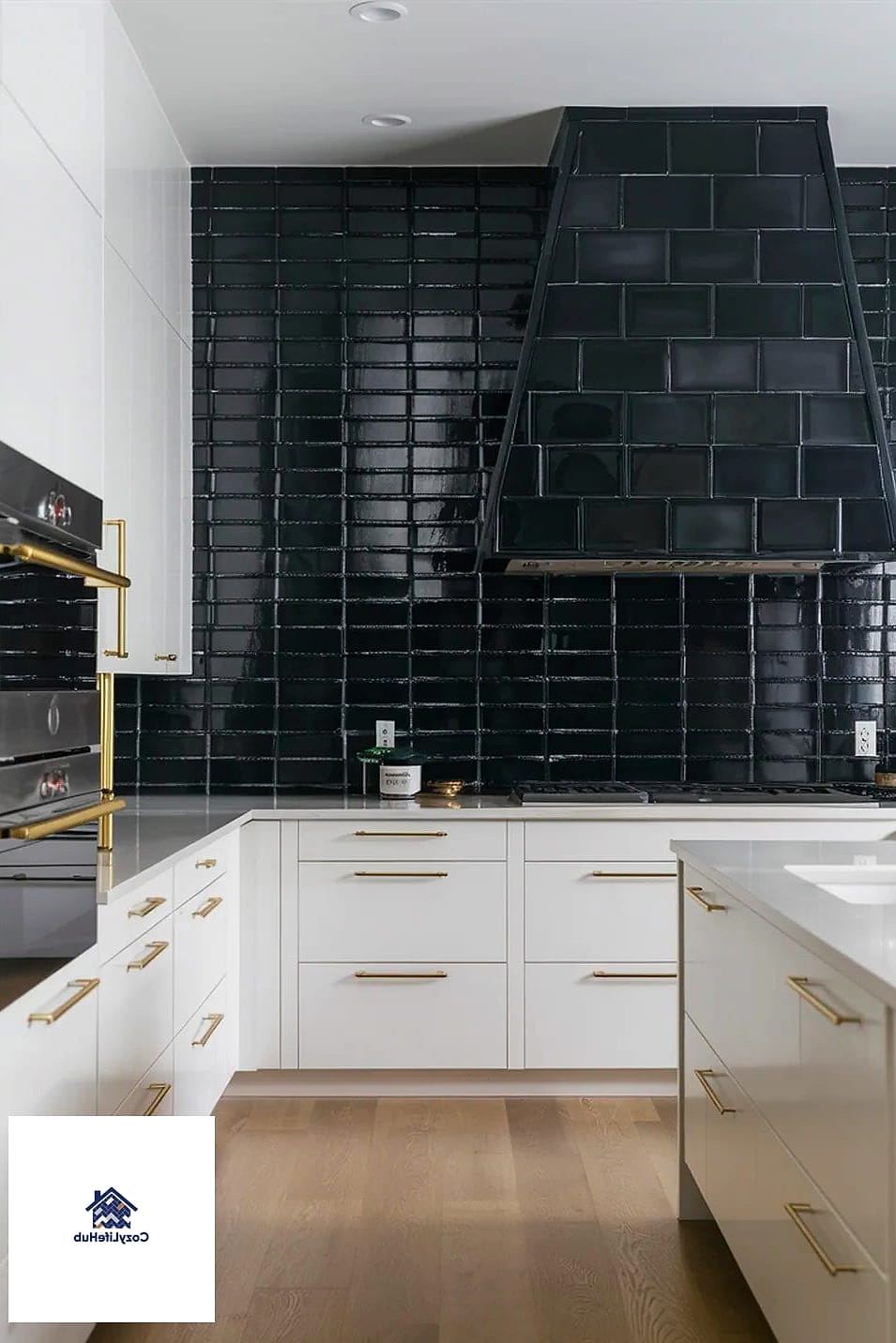 Bold Black and White Mosaic