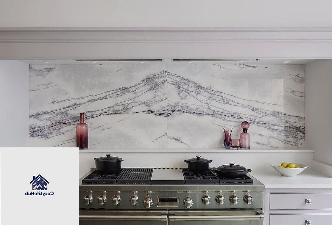 Bookmatched Marble Slabs