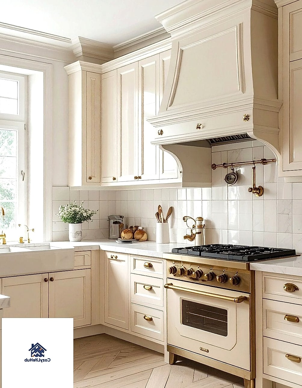 18 Traditional Kitchen Ideas Worth Stealing From Interior Designers 10 Brass or Bronze Hardware