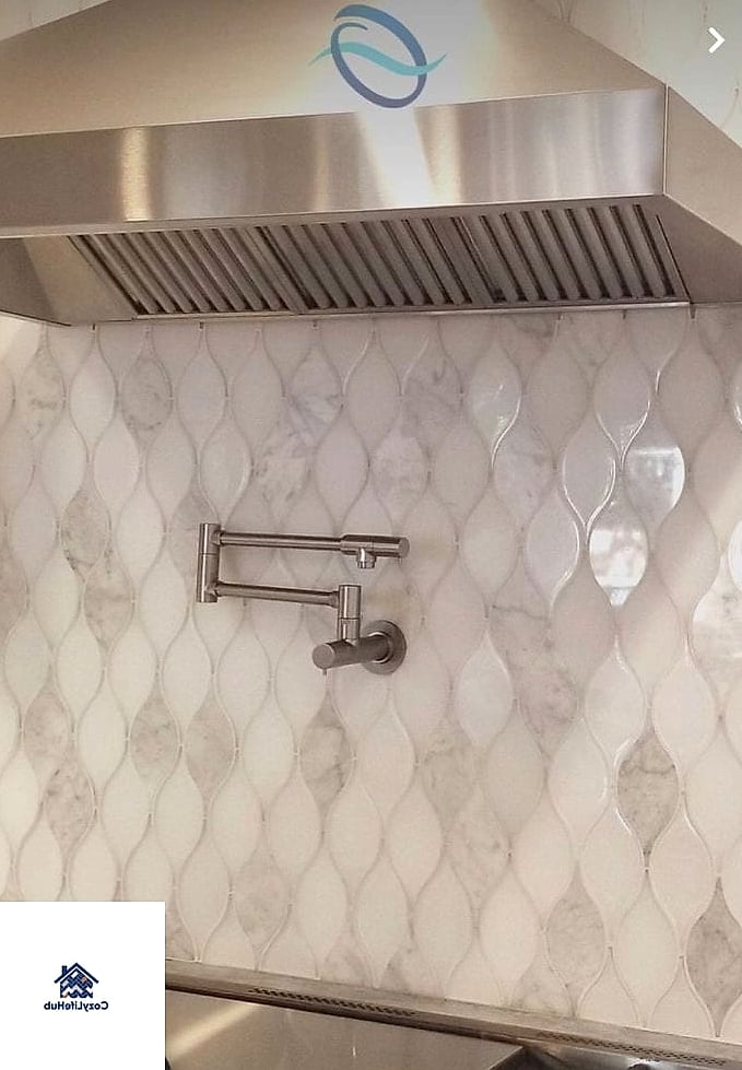 Budget-Friendly Peel-and-Stick Teardrop Tile