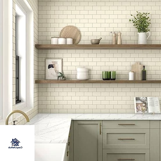 17 Antiqued Ivory Subway Backsplash Ideas Perfect for Any Budget 12 Budget-Friendly Ceramic Version from Big Box Stores