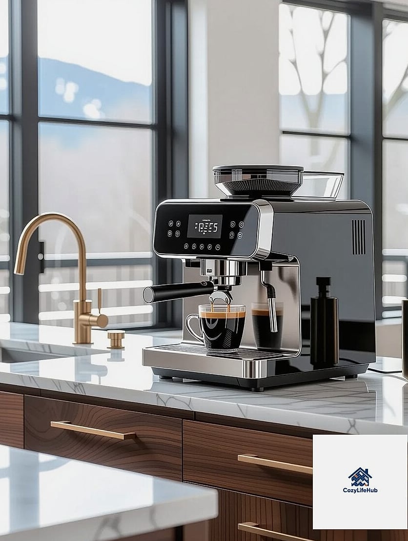 19 Modern Kitchen Ideas Worth Stealing From Interior Designers 19 Built-In Coffee or Beverage Stations