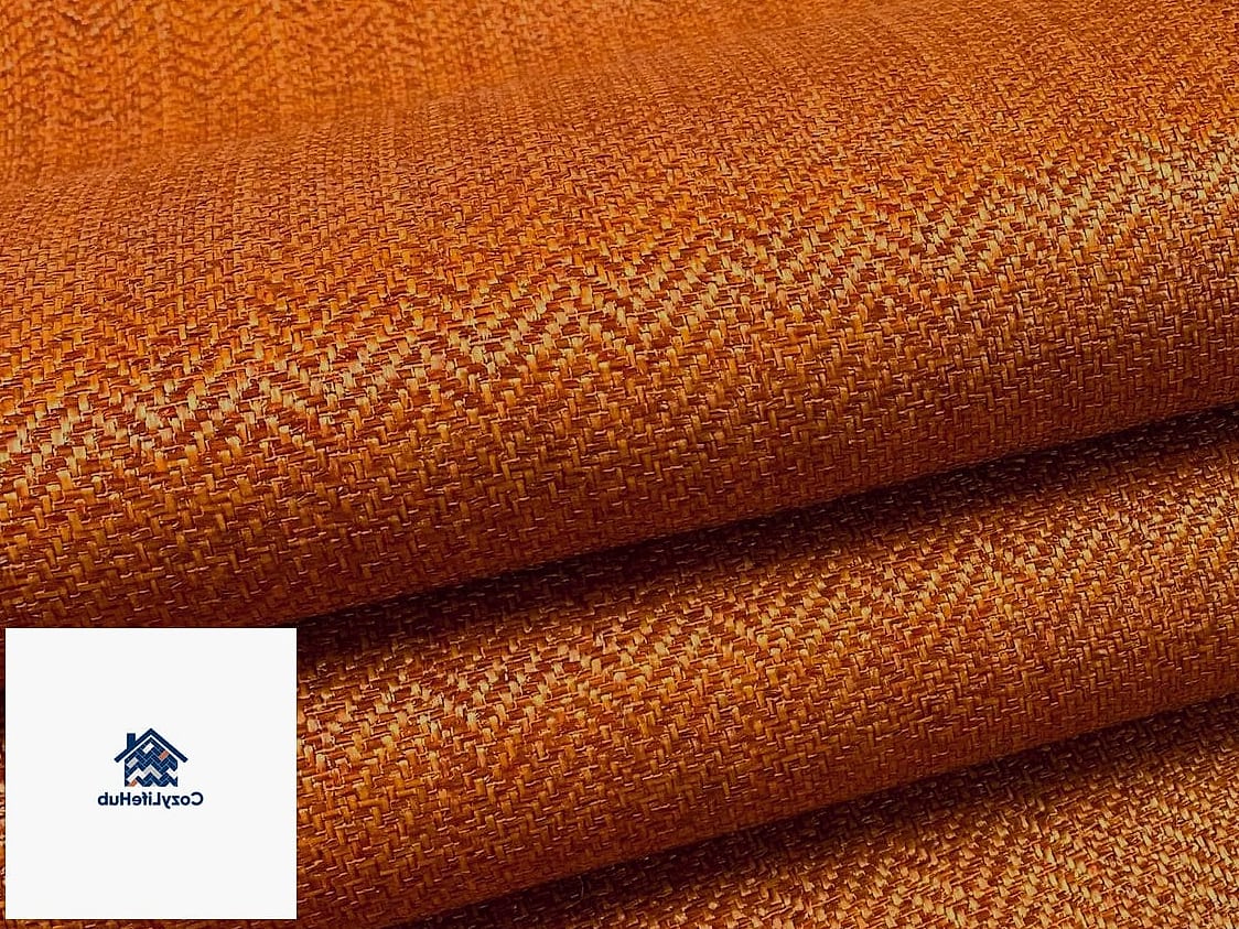 Burnt Orange Herringbone in a Small Galley Kitchen