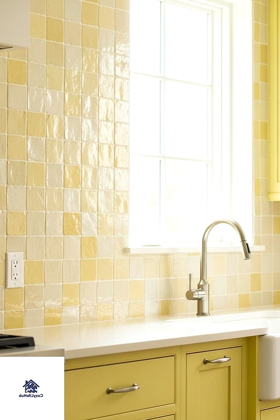 Butter Yellow Tile for a Tonal, Monochromatic Look