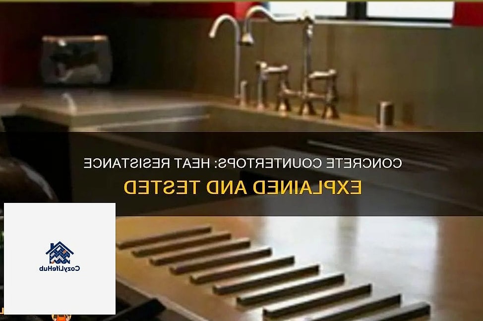 30 Heat Resistant Kitchen Ideas That Prove This Trend Is Here to Stay 17 Cast Concrete Range Hood