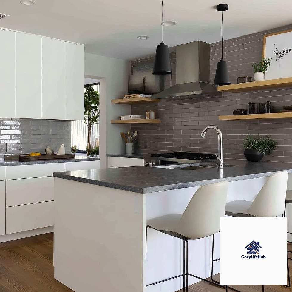 Charcoal Gray Subway Tile