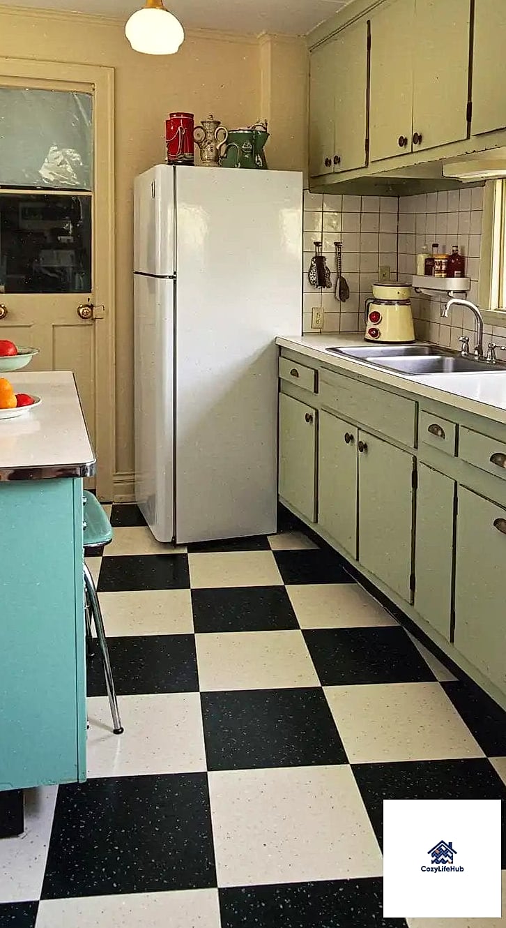 18 Traditional Kitchen Ideas Worth Stealing From Interior Designers 12 Checkerboard Flooring