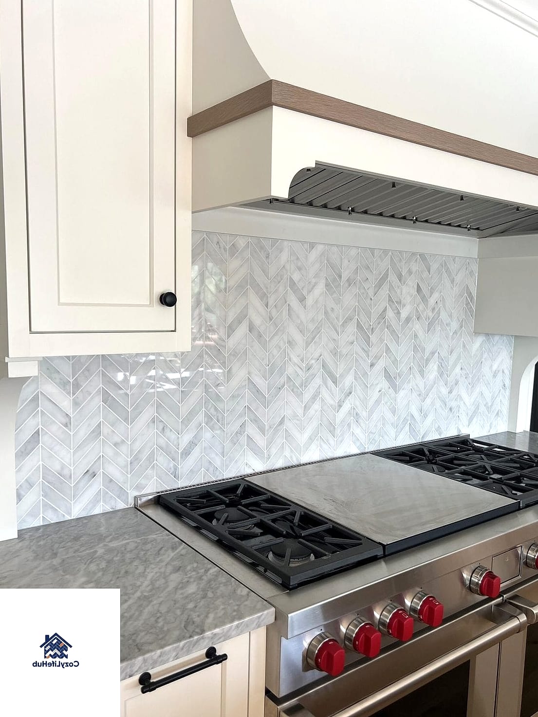 19 Chevron Backsplash Ideas Trending on Pinterest This Year 18 Chevron Tile with Contrasting Grout