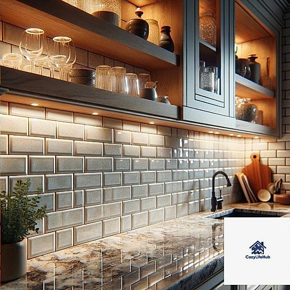 25 Backsplash for Granite Countertops Ideas That Will Change How You See Your Home 8 Classic Ceramic Tile in a Warm Cream
