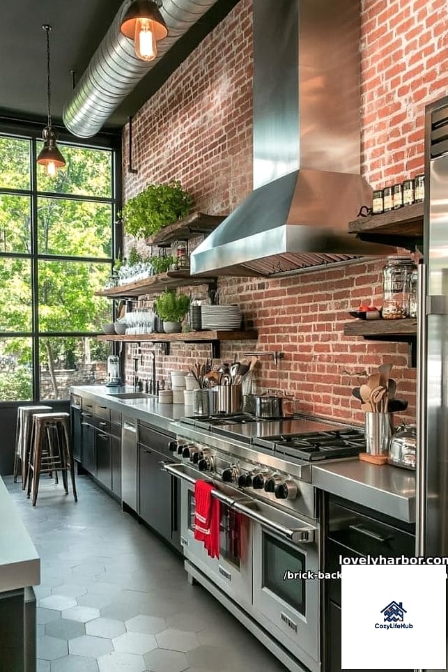 Classic Red Brick for an Industrial Loft Look
