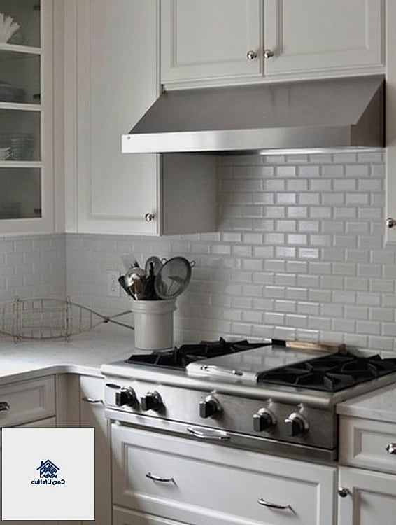 23 Backsplash Ideas for White Cabinets Ideas That Will Transform Your Space 2 Classic White Subway Tile