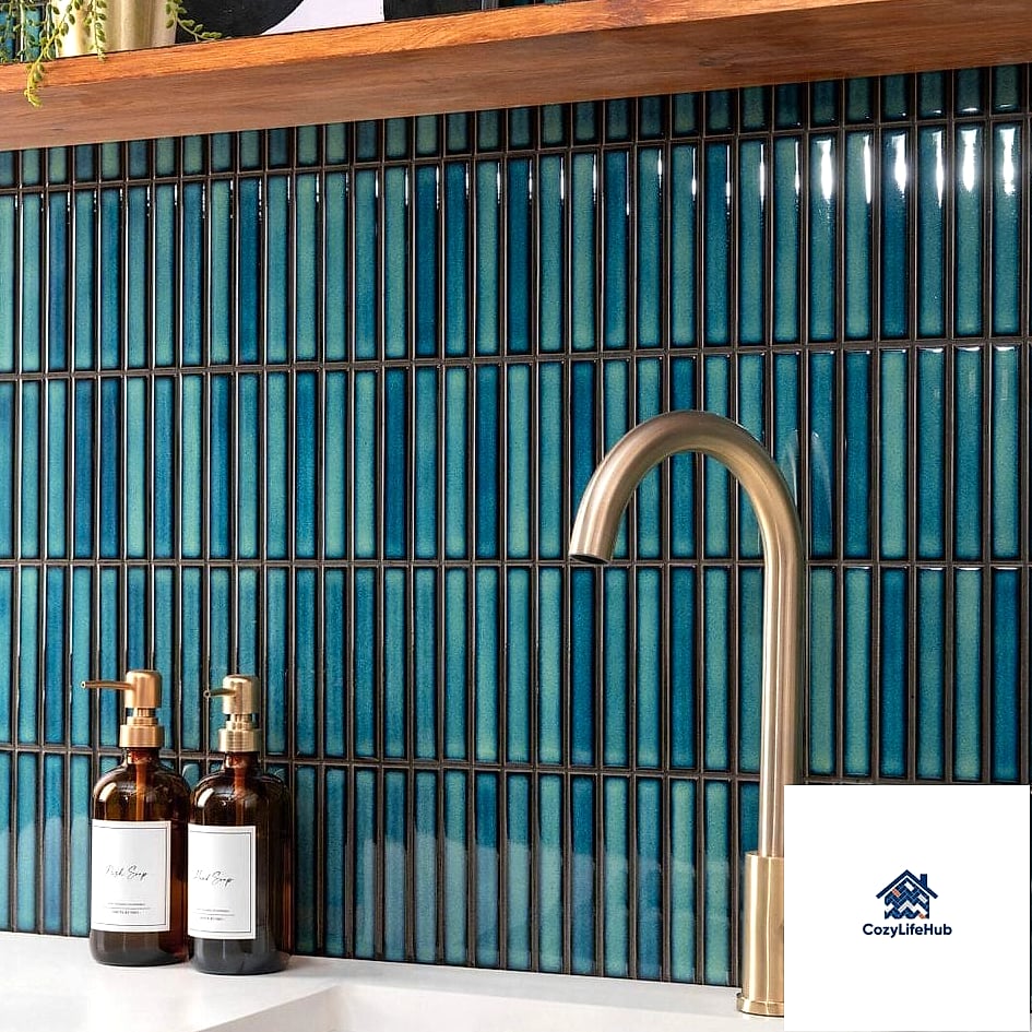 19 Kit Kat Tile Ideas for Every Home Style and Budget 16 Coastal Blue and White Kit Kat Combo