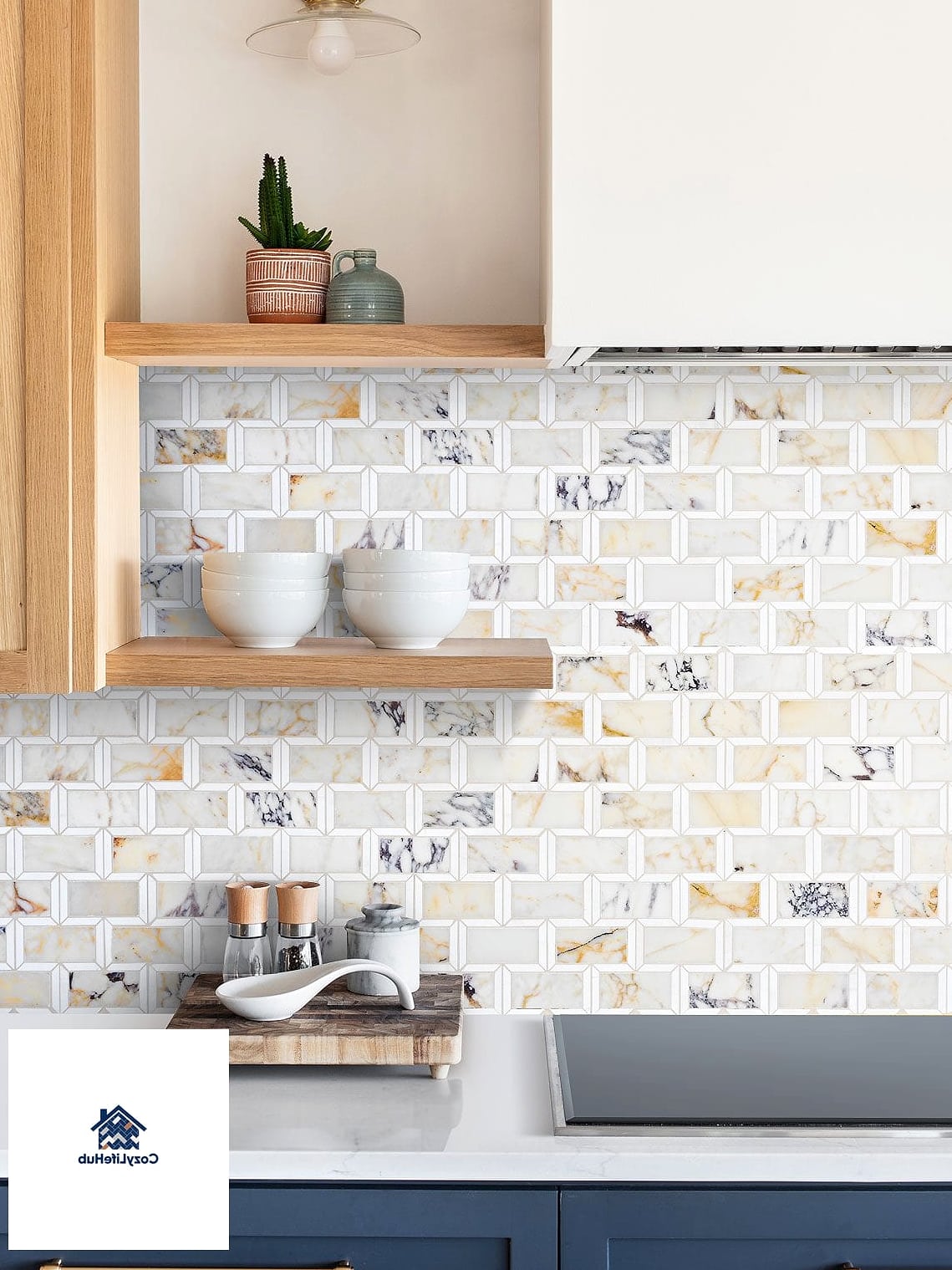 Colored Subway Tile in Soft Sage or Blush