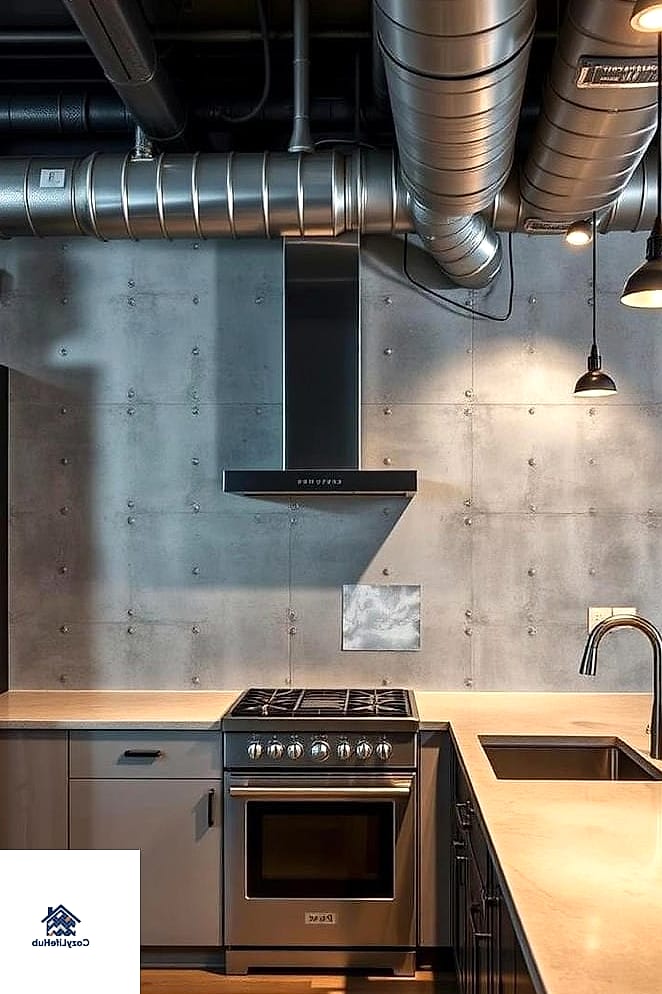 Concrete-Look Slab for an Industrial Vibe