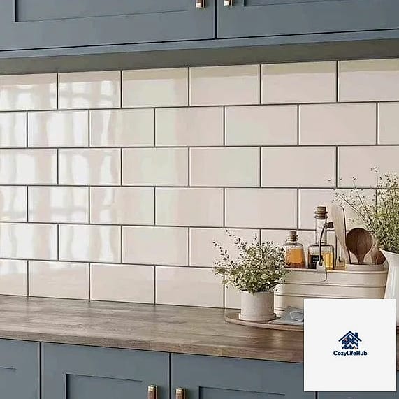 22 Glossy Subway Tile Ideas That Will Transform Your Space 18 Cream and Ivory Tones
