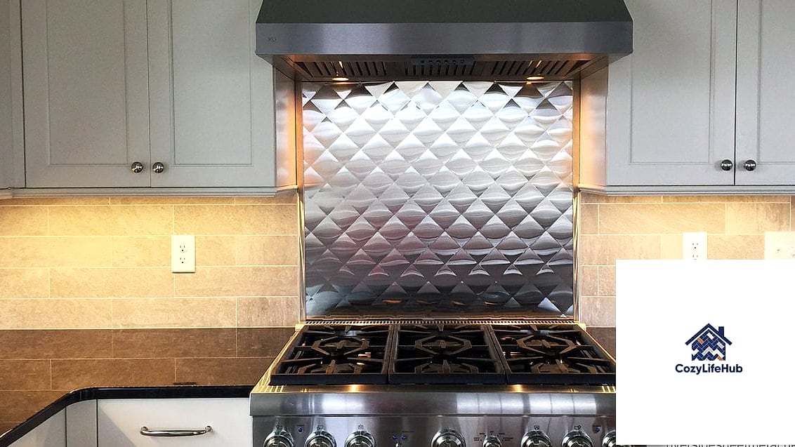 20 Metal Sheet Backsplash Ideas That Will Transform Your Space 20 Diamond-Plate Aluminum