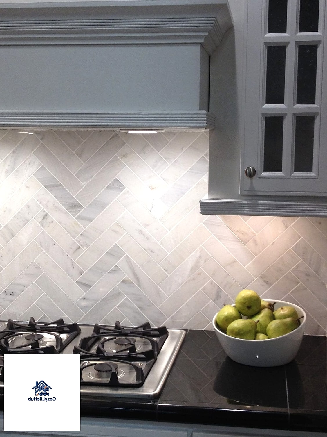 21 Marble Herringbone Backsplash Ideas That Look Expensive But Aren't 21 DIY Marble Herringbone with Tile Templates