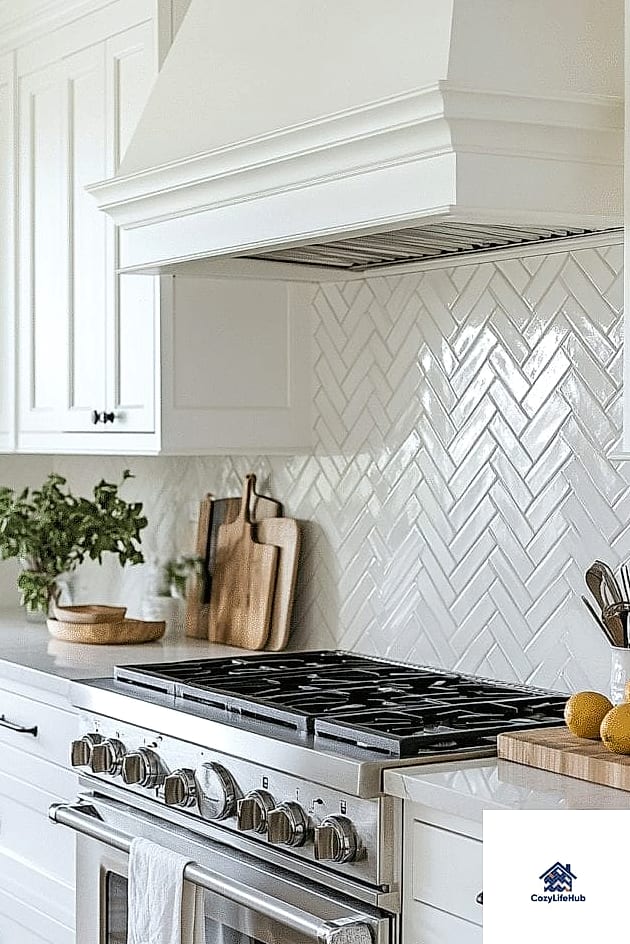 Extra-Large Format Herringbone Tile