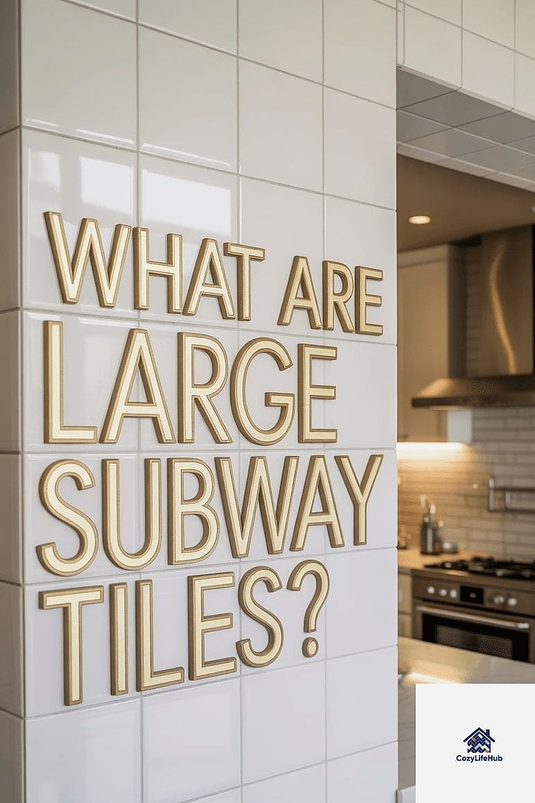 17 Subway Tile Ideas You'll Want to Save Right Now 6 Extra Large Format Subway Tile