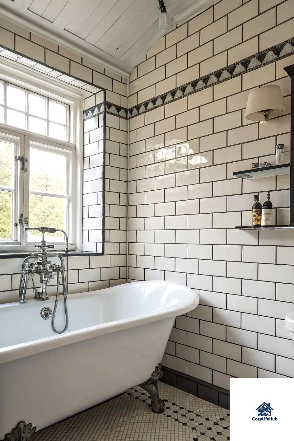 17 Subway Tile Ideas You'll Want to Save Right Now 16 Floor-to-Ceiling Subway Tile Bathroom