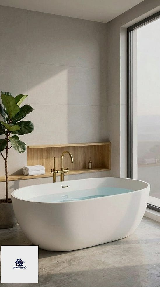 16 Modern Bathroom Ideas to Inspire Your Next Renovation 6 Freestanding Soaking Tubs