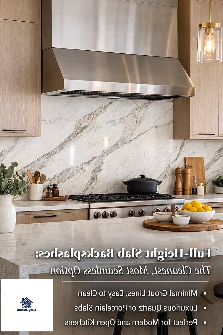 Full-Height Slab Tile for a Seamless Look