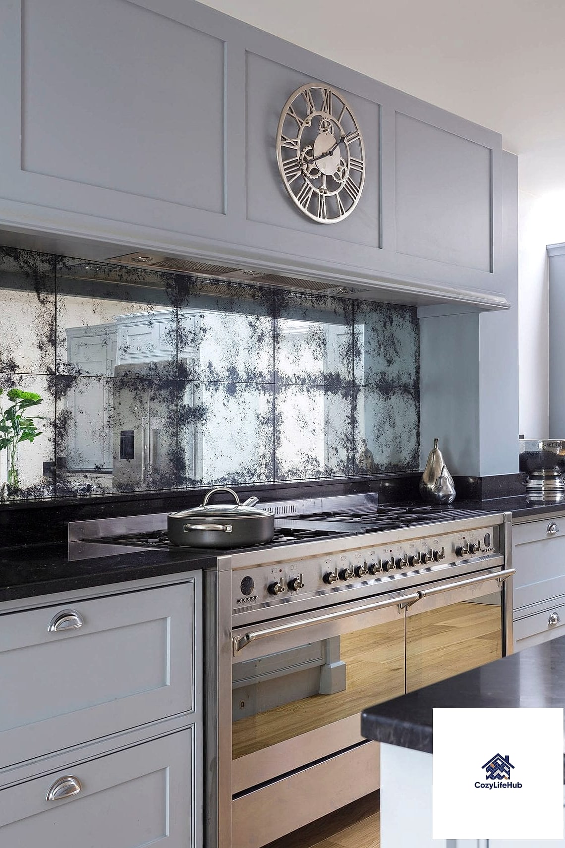 Full-Height Mirror Wall
