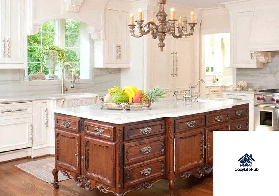 18 Traditional Kitchen Ideas Worth Stealing From Interior Designers 6 Furniture-Style Island