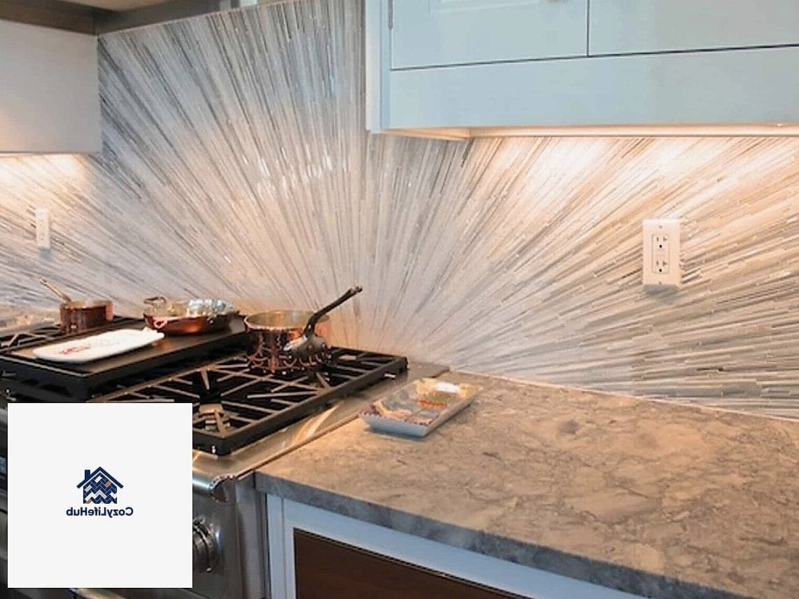 27 Modern Backsplash Ideas That Will Transform Your Space 13 Glass Tile for a Reflective Finish