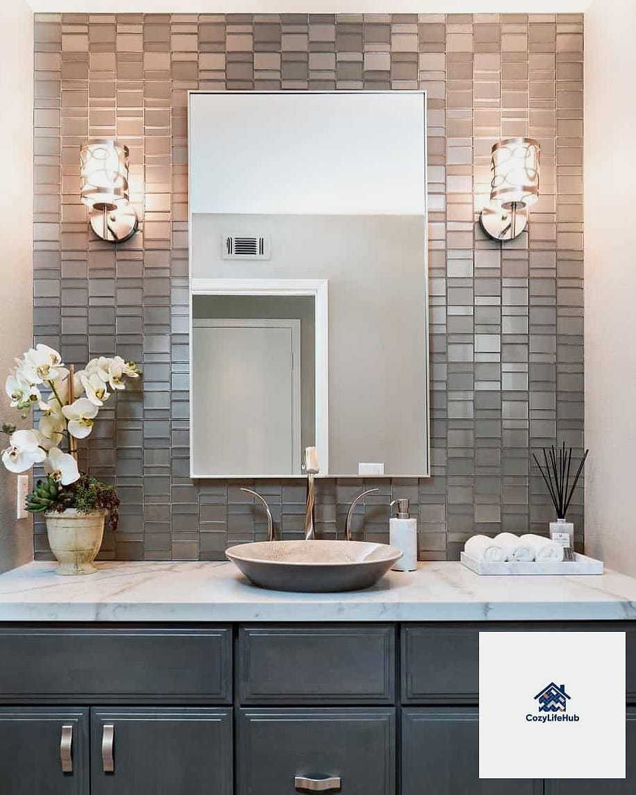 Glossy Glass Tile for Extra Shine