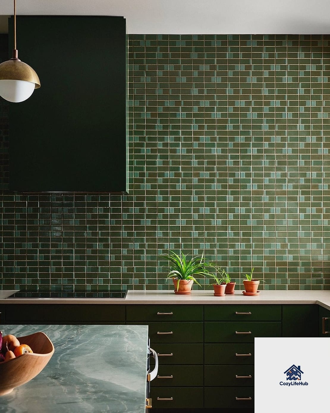 Glossy Green Subway Tile