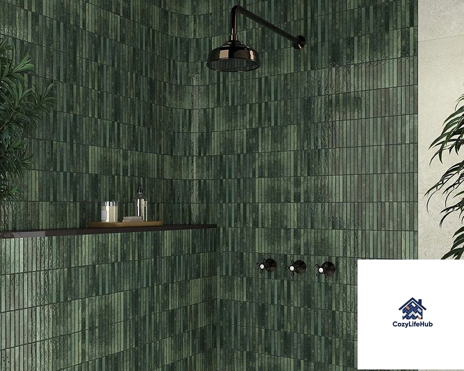 19 Kit Kat Tile Ideas for Every Home Style and Budget 14 Glossy Kit Kat Tile for Extra Shine