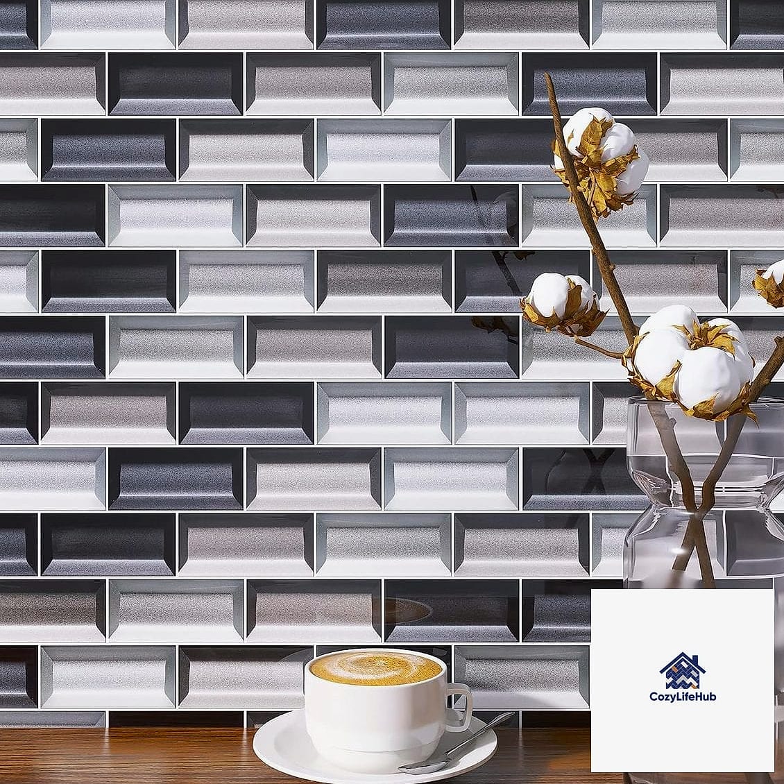 16 Subway Mosaic Tile Ideas That Are Absolutely Worth It 6 Glossy Mosaic for Extra Shine