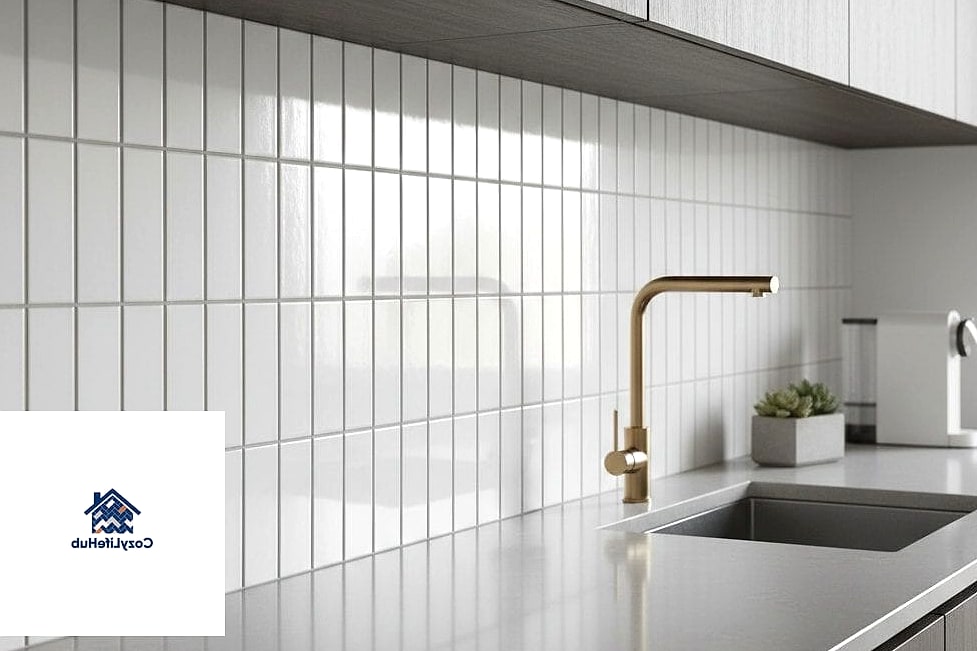21 Vertical Subway Tile Ideas for Every Home Style and Budget 21 Glossy Vertical Subway Tile for Small Spaces