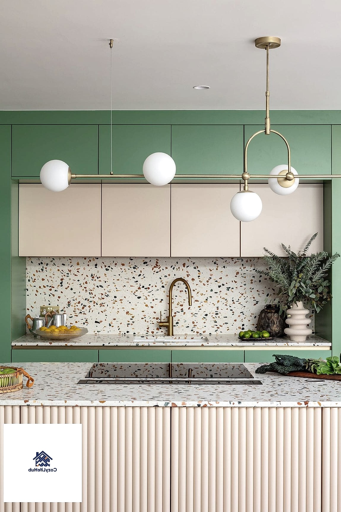 Green Marble Backsplash