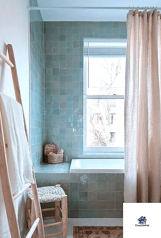 Guest Bathroom Half Wall