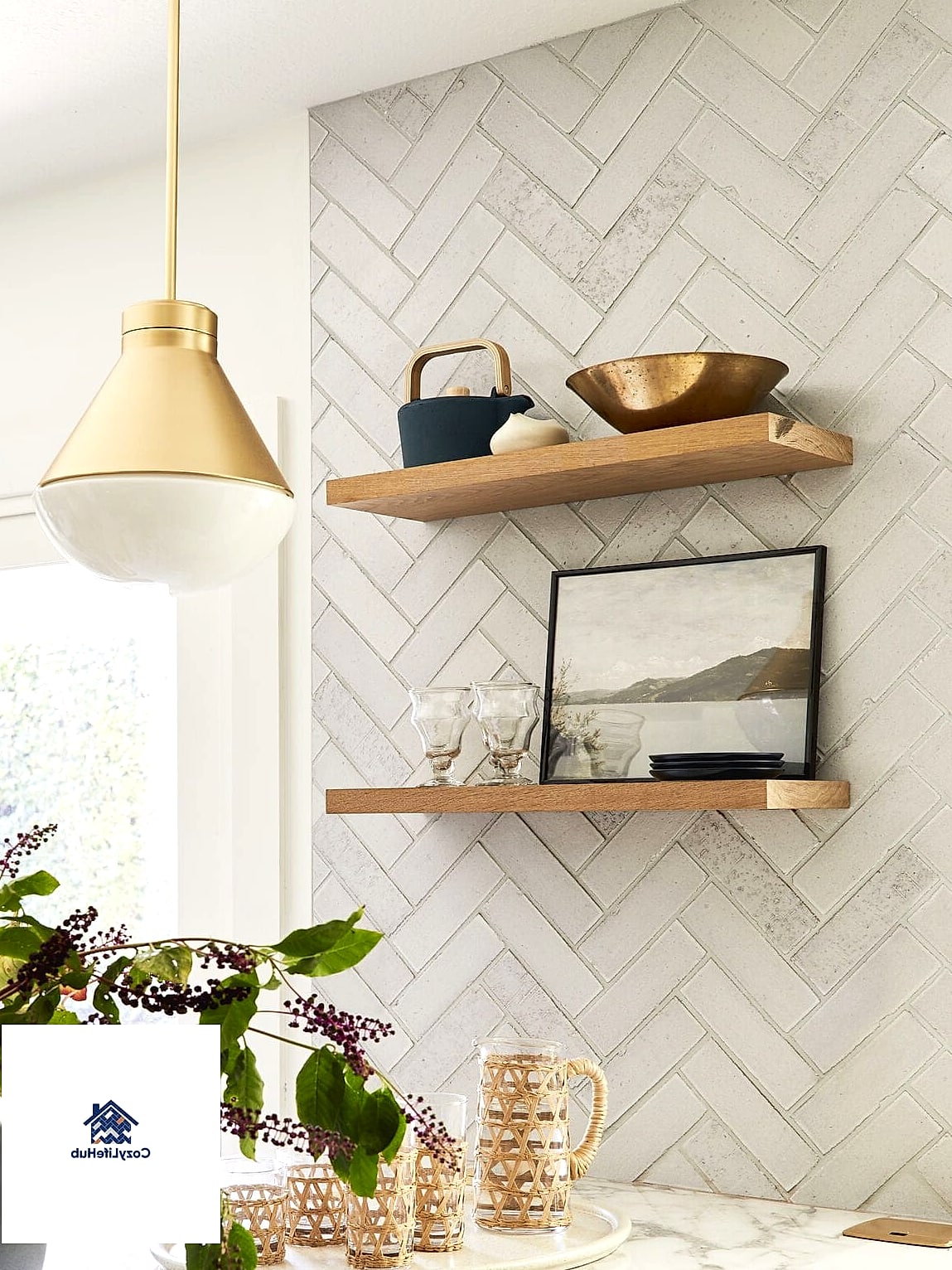 Herringbone Accent Nook