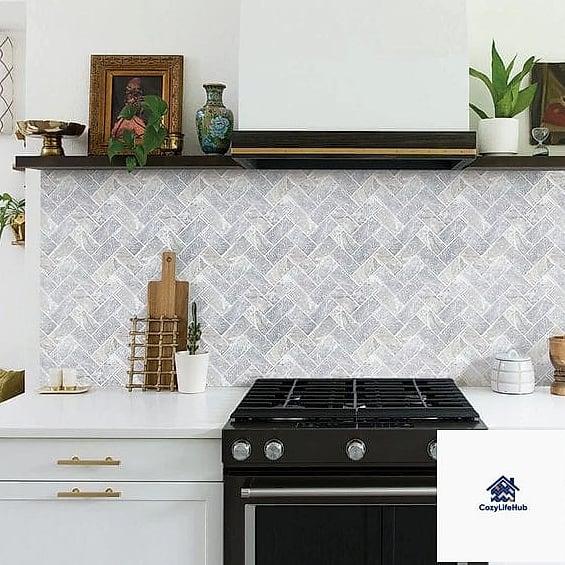Herringbone Marble Pattern
