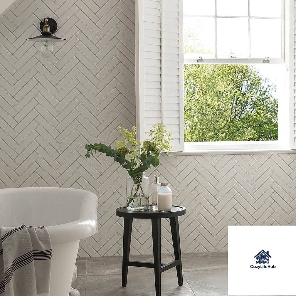 9 How to Lay Subway Tile Ideas From Homes We Absolutely Love 6 Herringbone Meets Vertical for Extra Drama