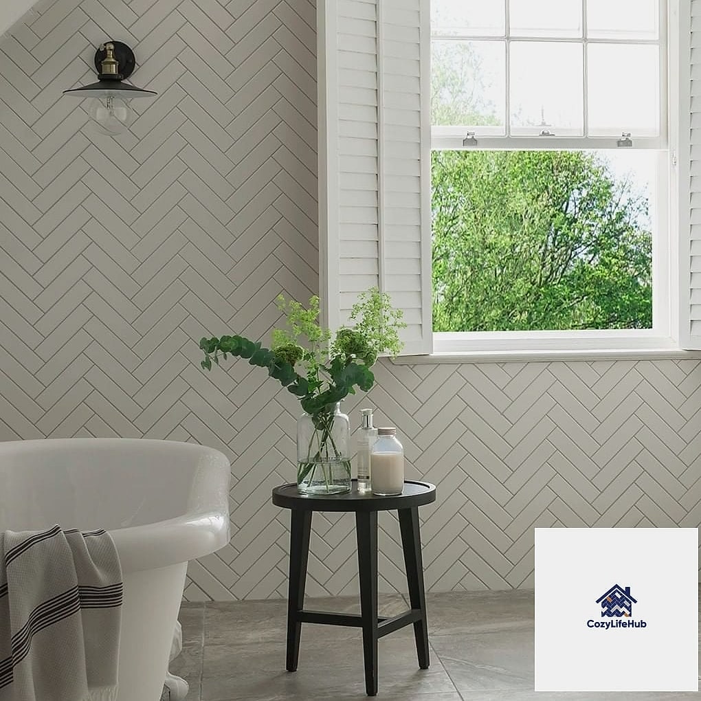 9 How to Lay Subway Tile Ideas From Homes We Absolutely Love 4 Herringbone for Serious Visual Interest