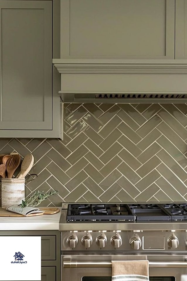 17 Subway Tile Ideas You'll Want to Save Right Now 3 Herringbone Subway Tile Layout