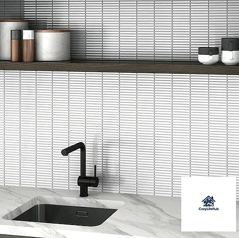 19 Kit Kat Tile Ideas for Every Home Style and Budget 7 Horizontal Kit Kat Layout for a Modern Twist
